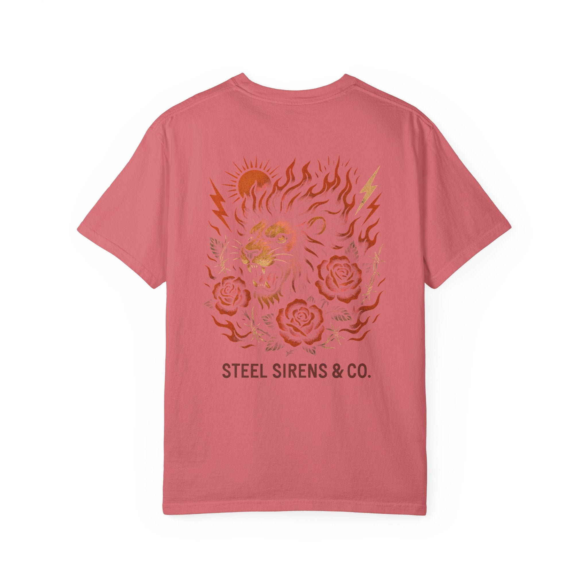 Leo Born, Fire Forged Garment-Dyed T-shirt