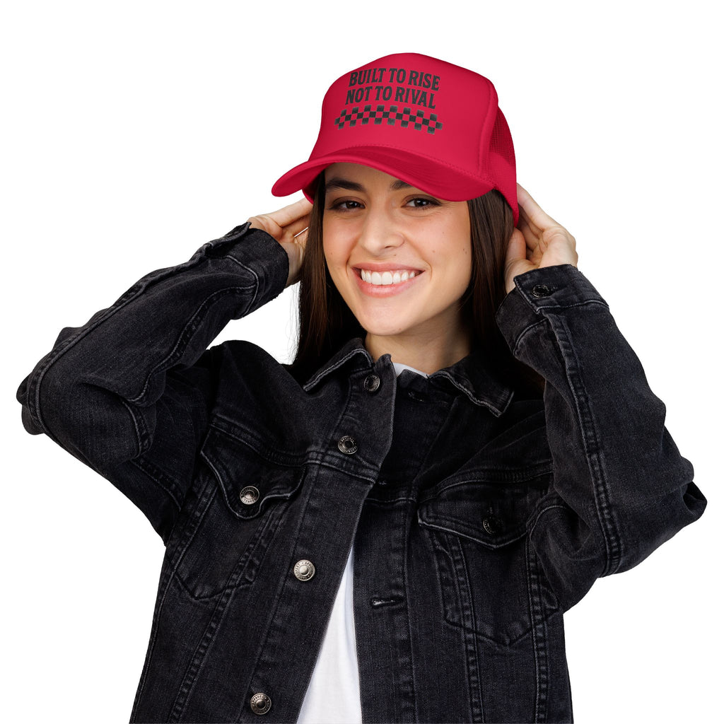 Rise Over Rivalry Foam Trucker Hat