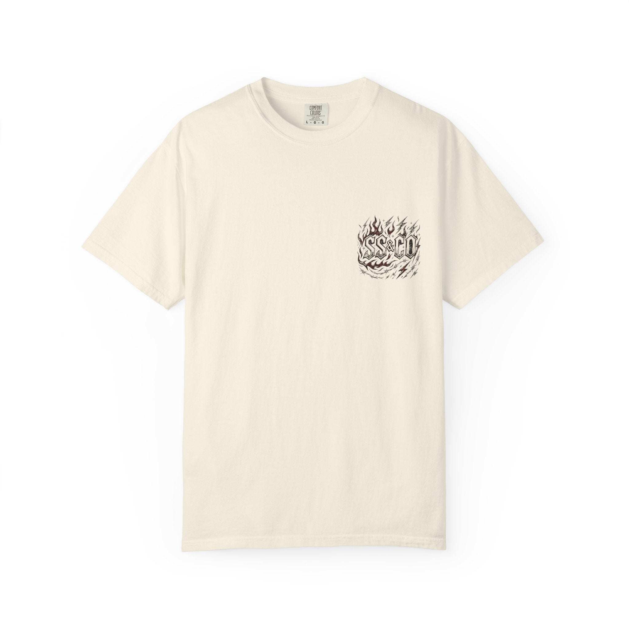 Karma Skull T-Shirt — "Chrome Won’t Save You From Karma" Moto Graphic Tee