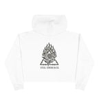 Burn & Bloom Crop Hoodie