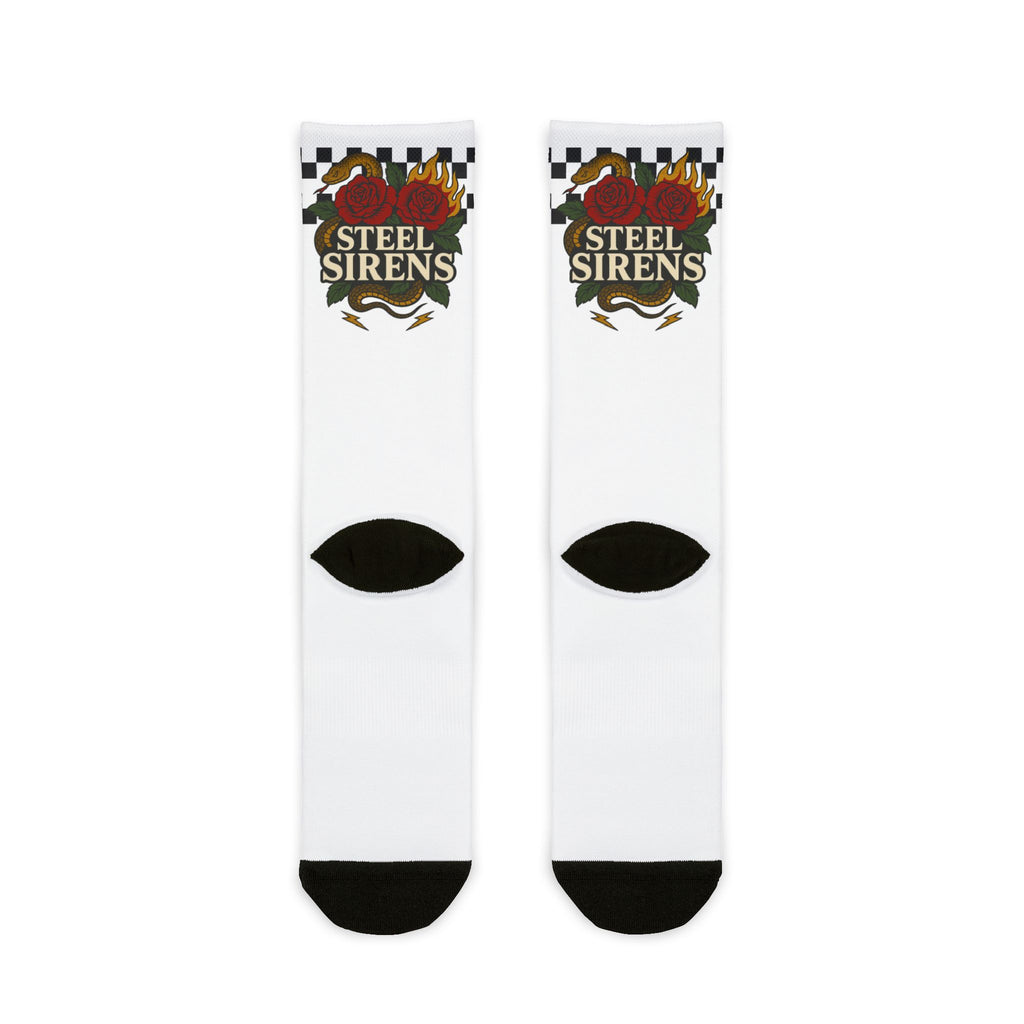 Rose Flame Siren Socks