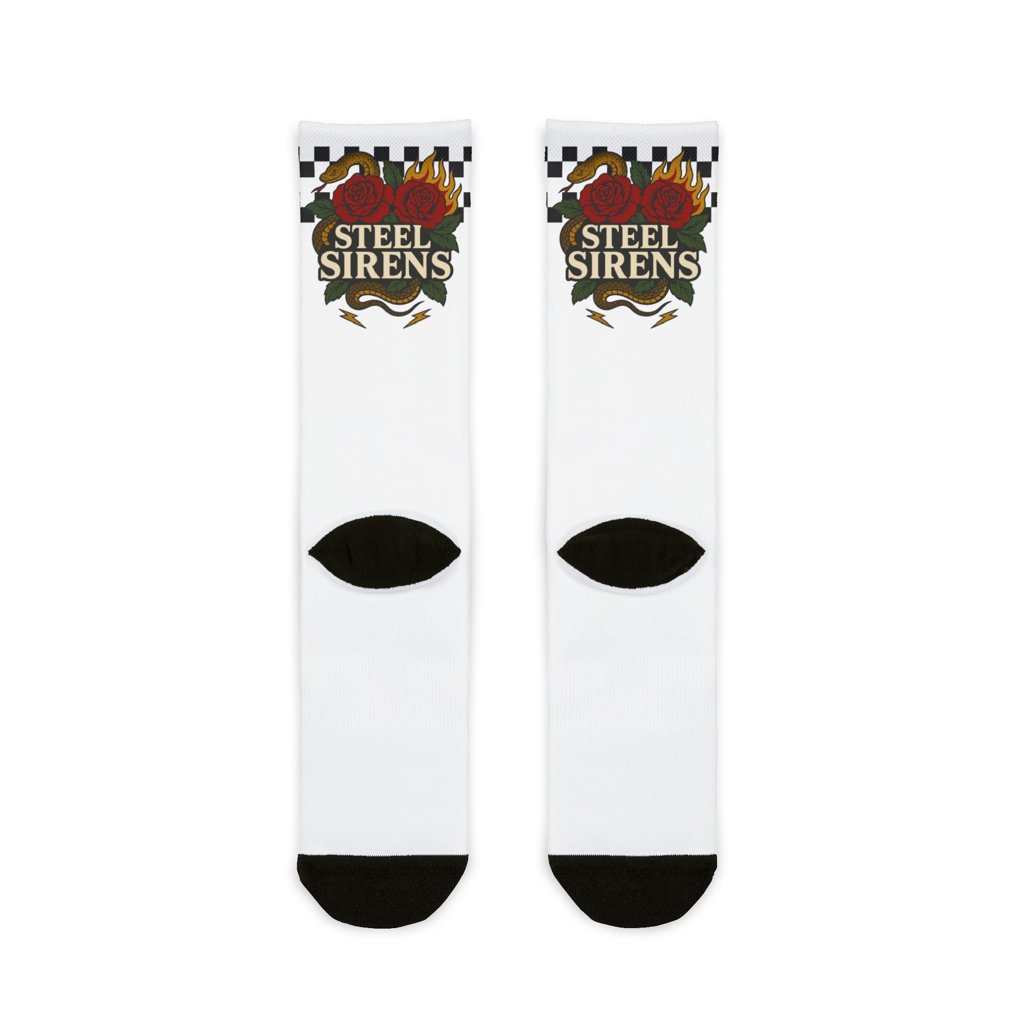 Rose Flame Siren Socks