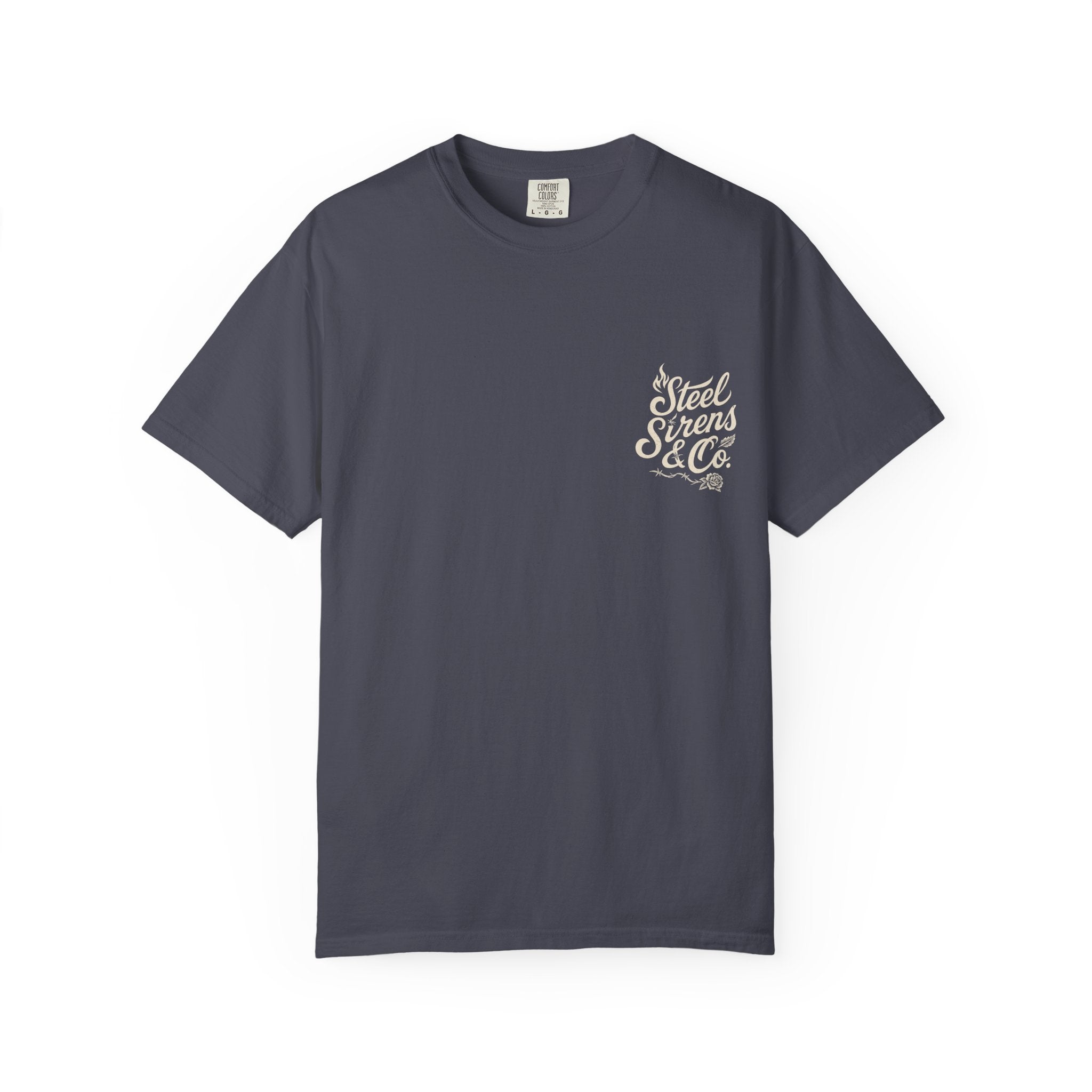 Built to Rise Graphic T-Shirt — Steel Sirens Co. Chest Logo