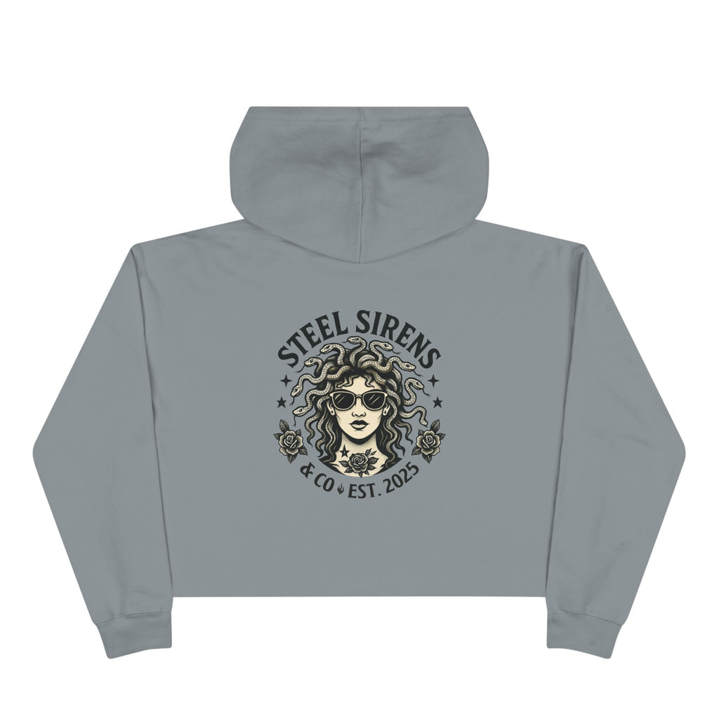 Classic Medusa Cropped Hoodie