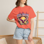 Steel Sirens Graphic T-Shirt — Retro Eagle Sunset Band Tee