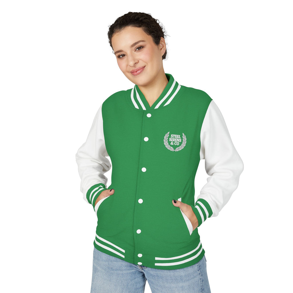 Letterman Jacket — Steel Sirens Crest Varsity Jacket