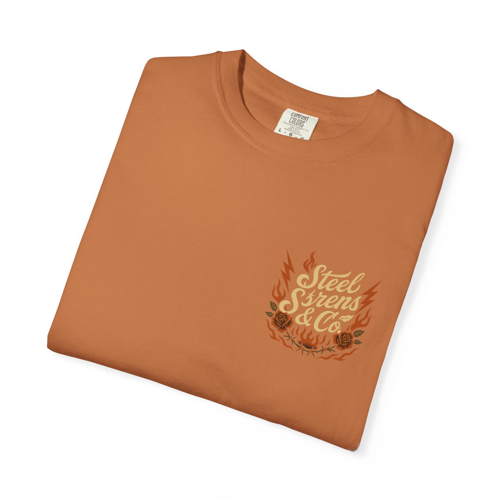 Leo Born, Fire Forged Garment-Dyed T-shirt