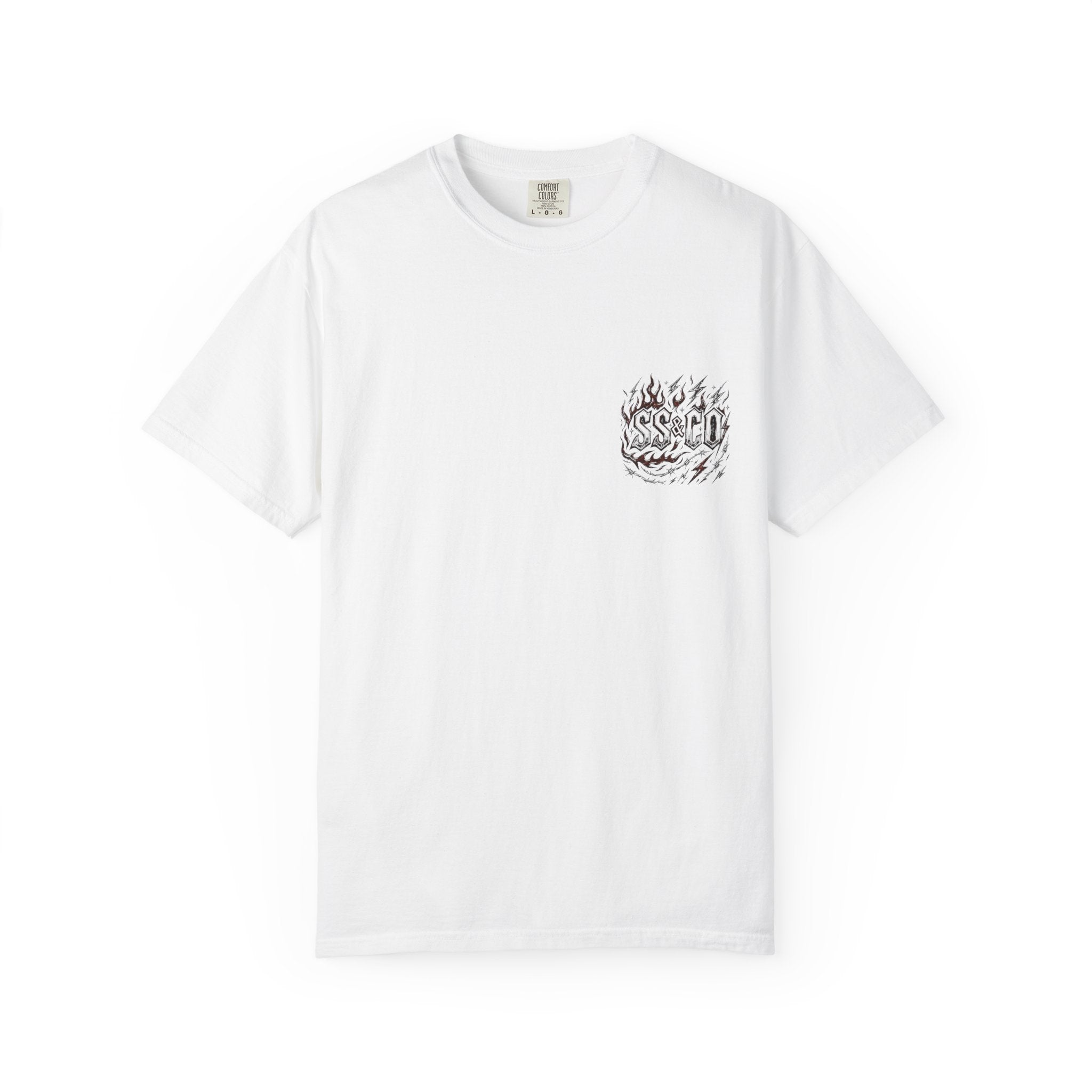 Karma Skull T-Shirt — "Chrome Won’t Save You From Karma" Moto Graphic Tee