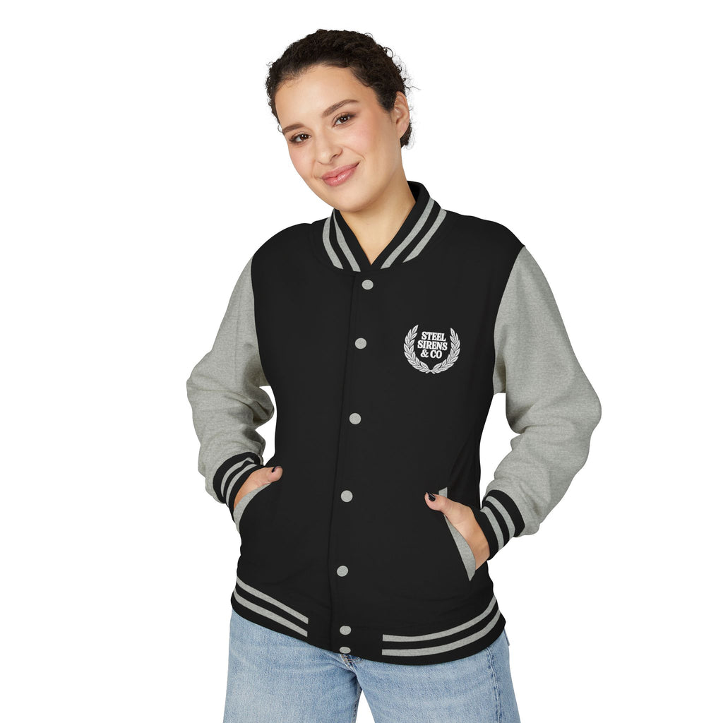 Letterman Jacket — Steel Sirens Crest Varsity Jacket