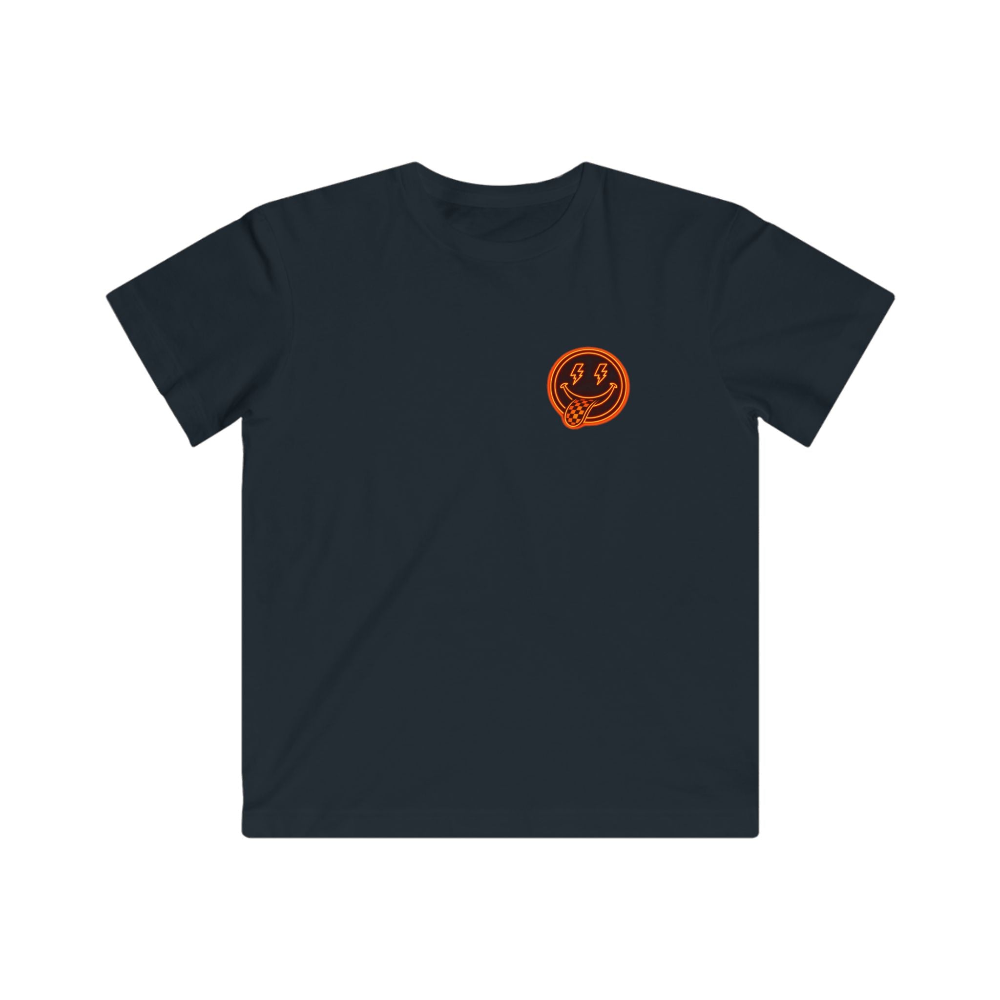 Kids Tee — Retro Racing Patch "Ridgewood Speed Shop"