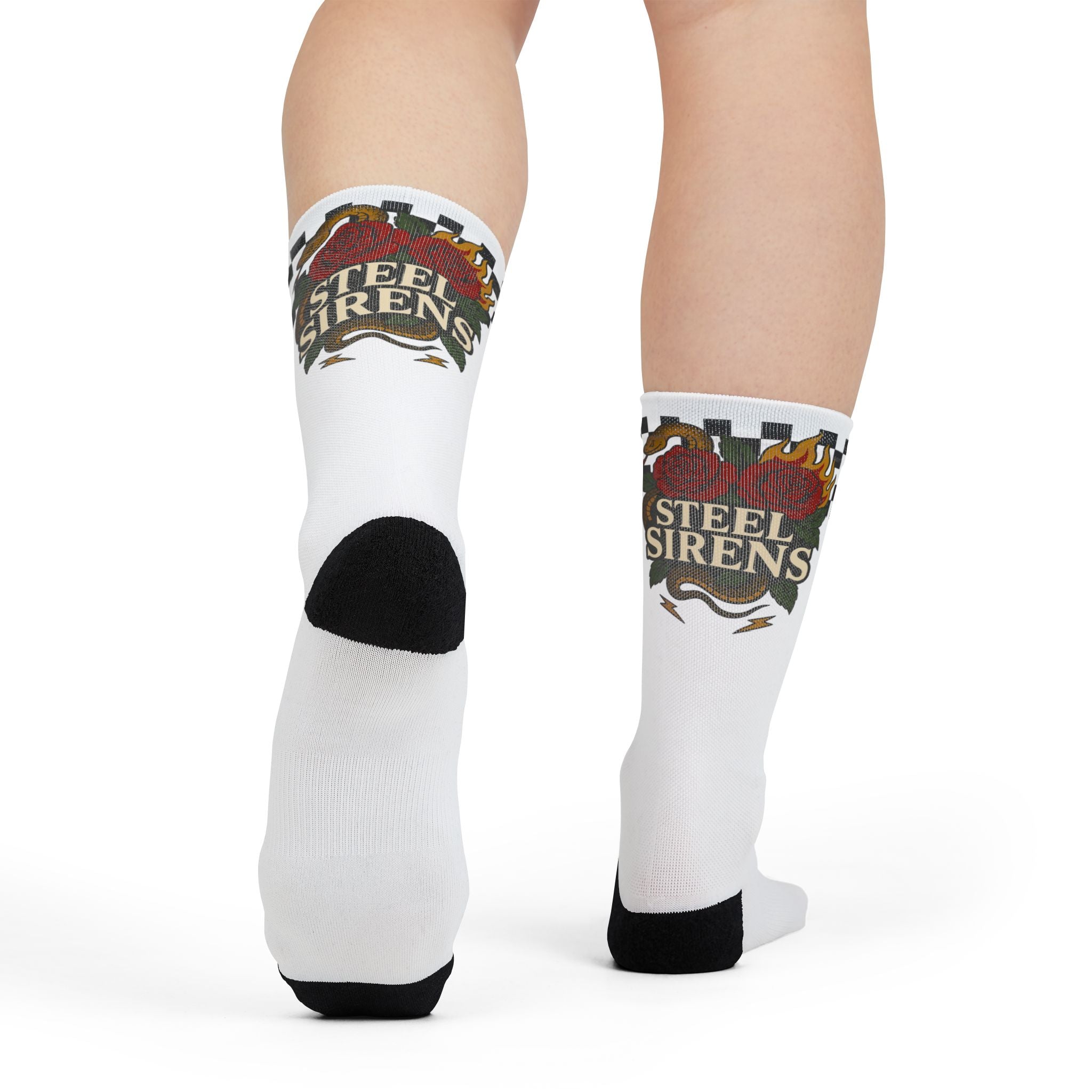 Rose Flame Siren Socks