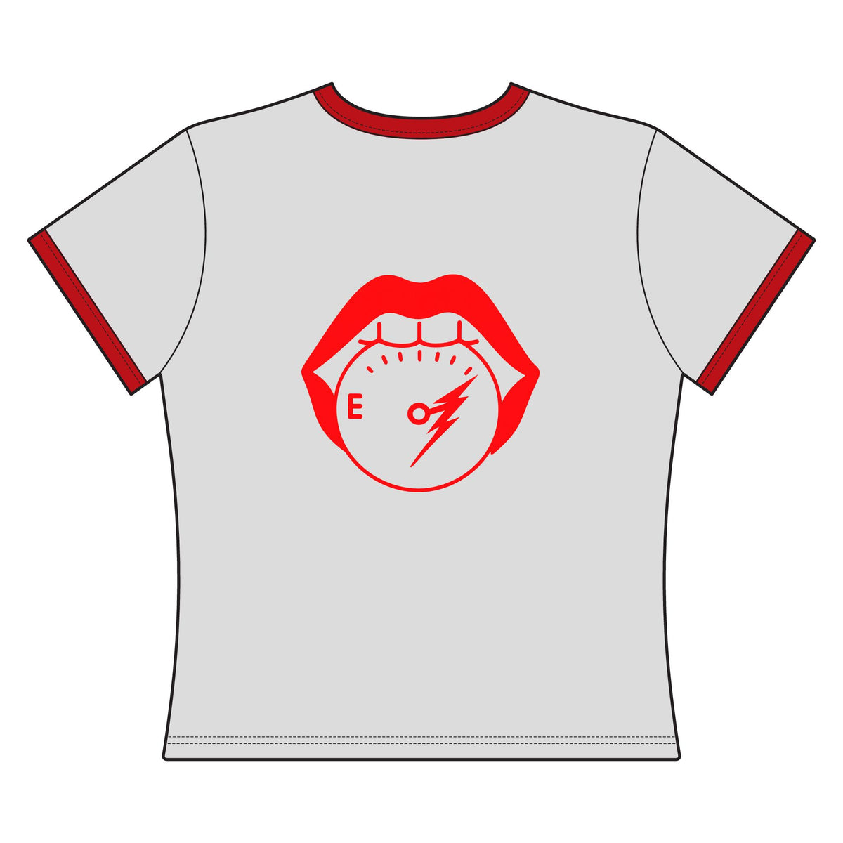 Kiss My Gas Ringer Tee