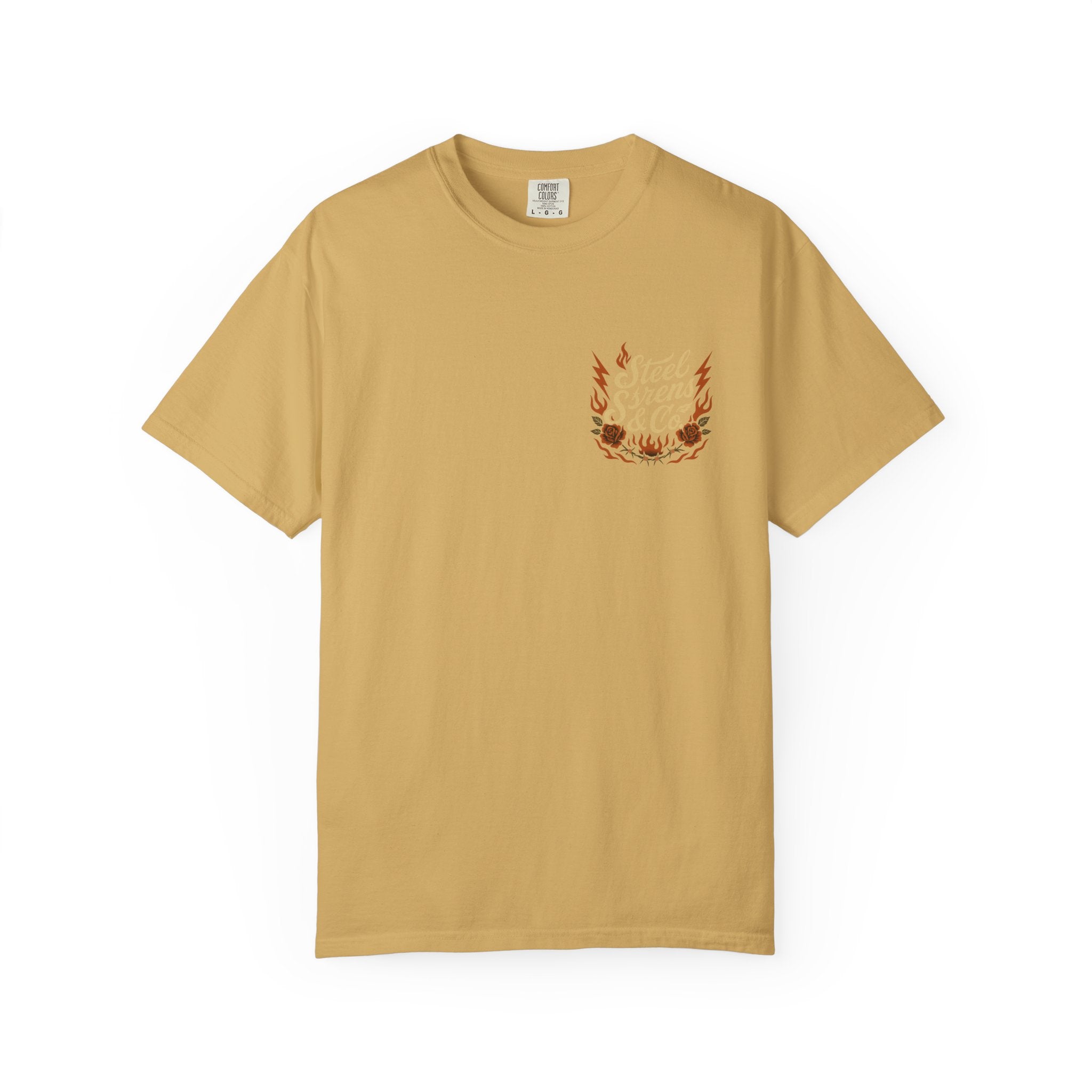 Leo Born, Fire Forged Garment-Dyed T-shirt