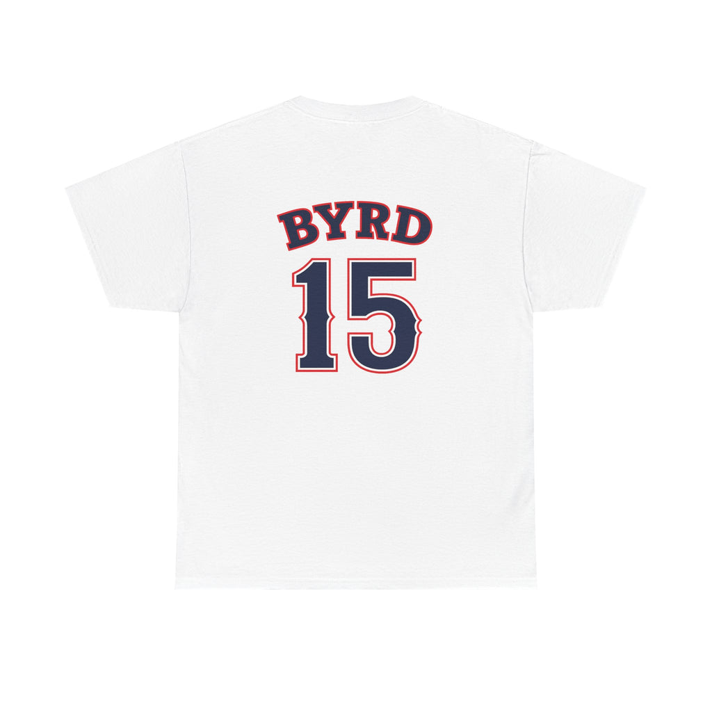 Red Sox Baseball Tee — Winston Logo & BYRD 15 Jersey Back