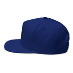 Flat Bill Cap — 'Steel Sirens & Co' Embroidered Laurel Snapback