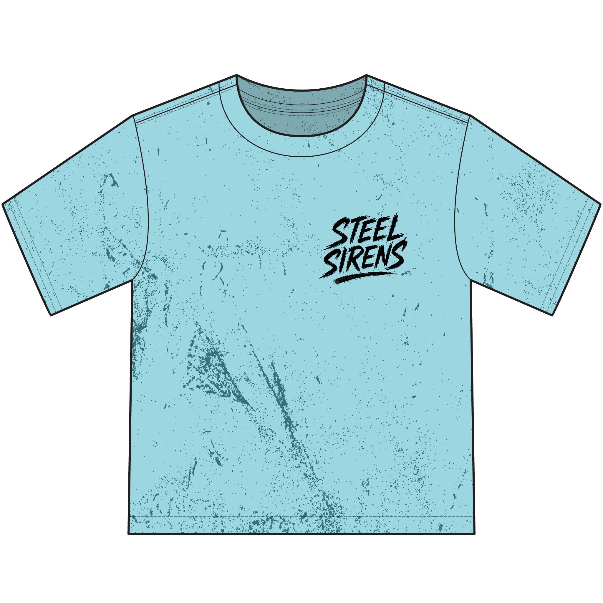 Steel Sirens Youth T‑Shirt — Vintage Dagger & Roses Graphic Tee