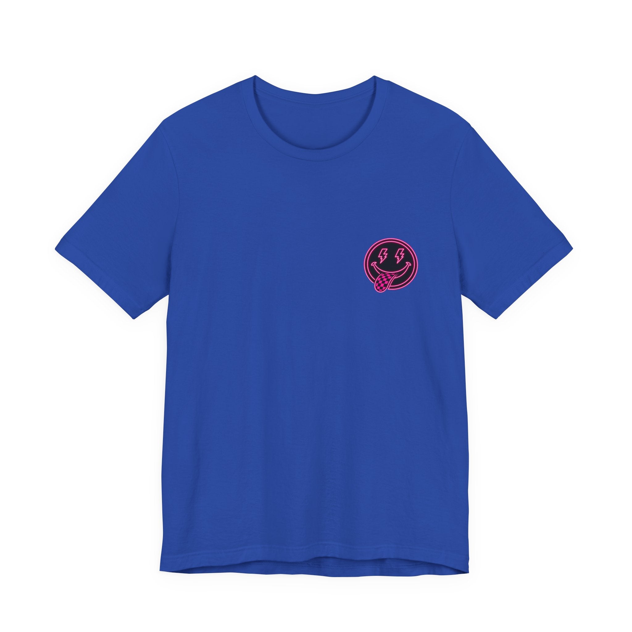 Motherhood Graphic Tee — 'Motherhood' Pink Checkerboard Logo T‑Shirt