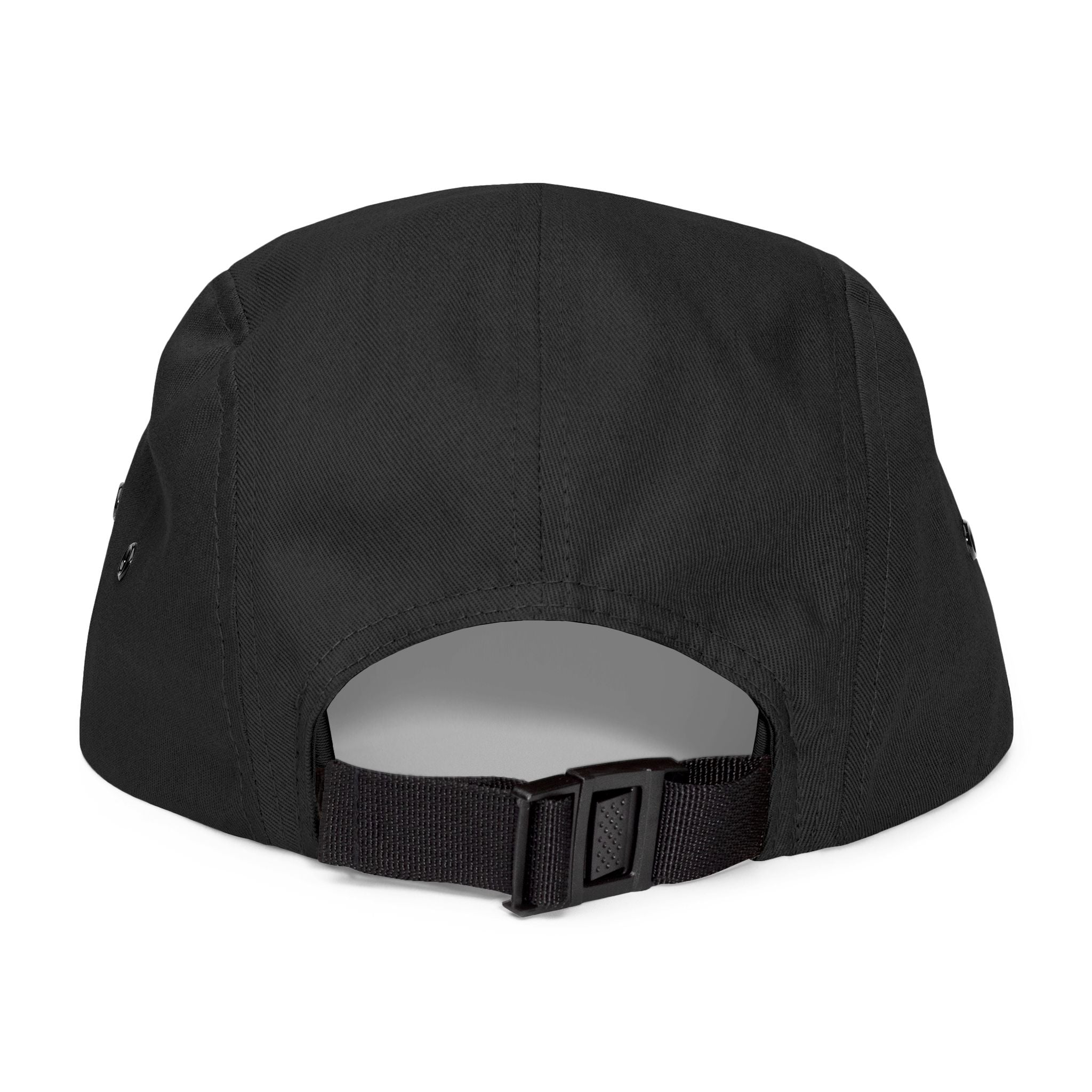 Steel Sirens & Co. Embroidered 5-Panel Cap — Khaki Vintage Patch Hat