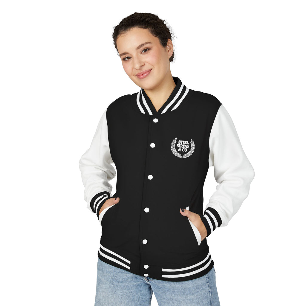 Letterman Jacket — Steel Sirens Crest Varsity Jacket