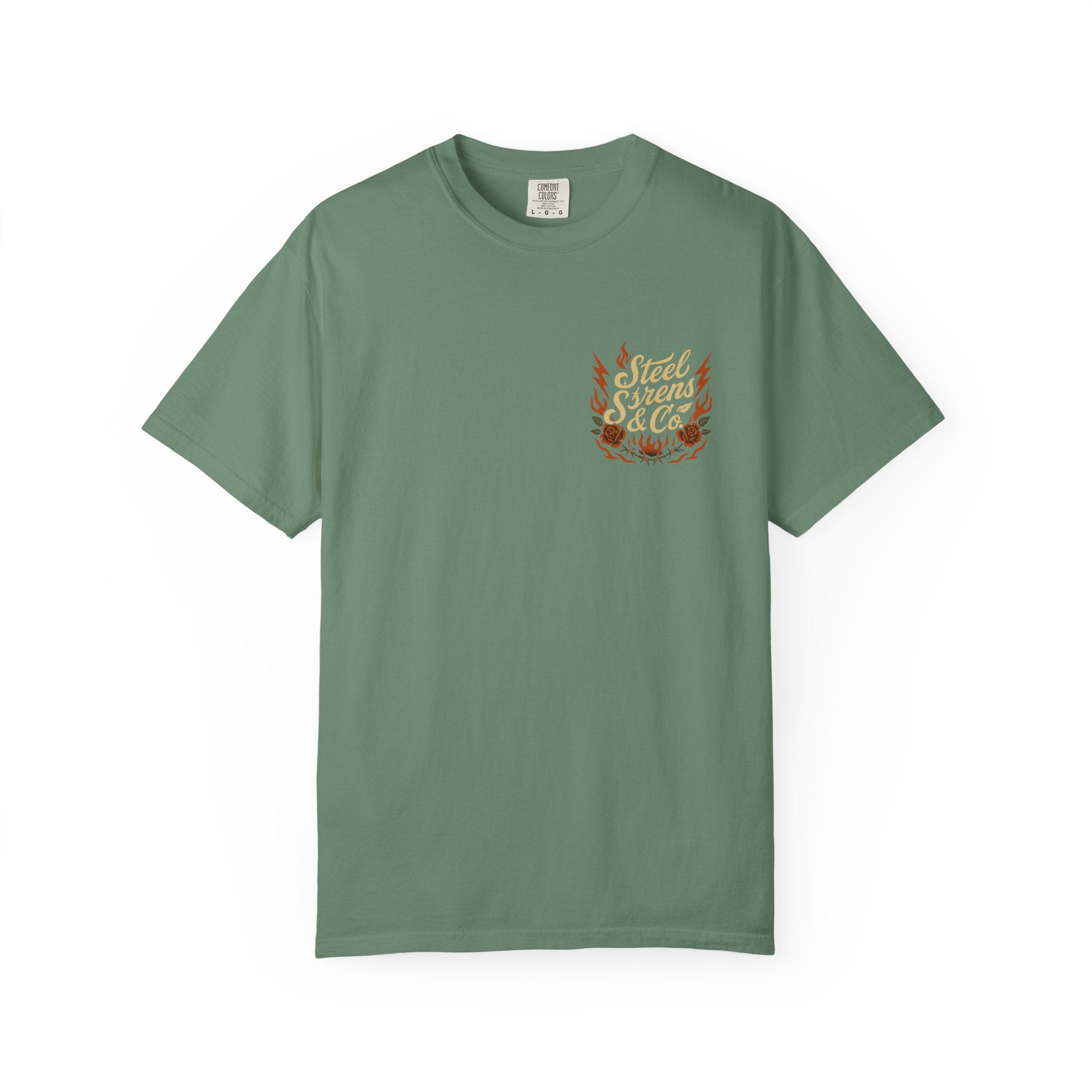 Leo Born, Fire Forged Garment-Dyed T-shirt