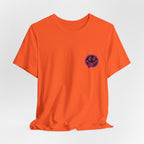 Motherhood Graphic Tee — 'Motherhood' Pink Checkerboard Logo T‑Shirt