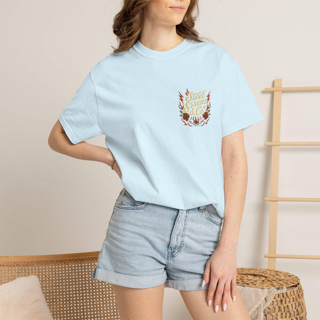 Leo Born, Fire Forged Garment-Dyed T-shirt