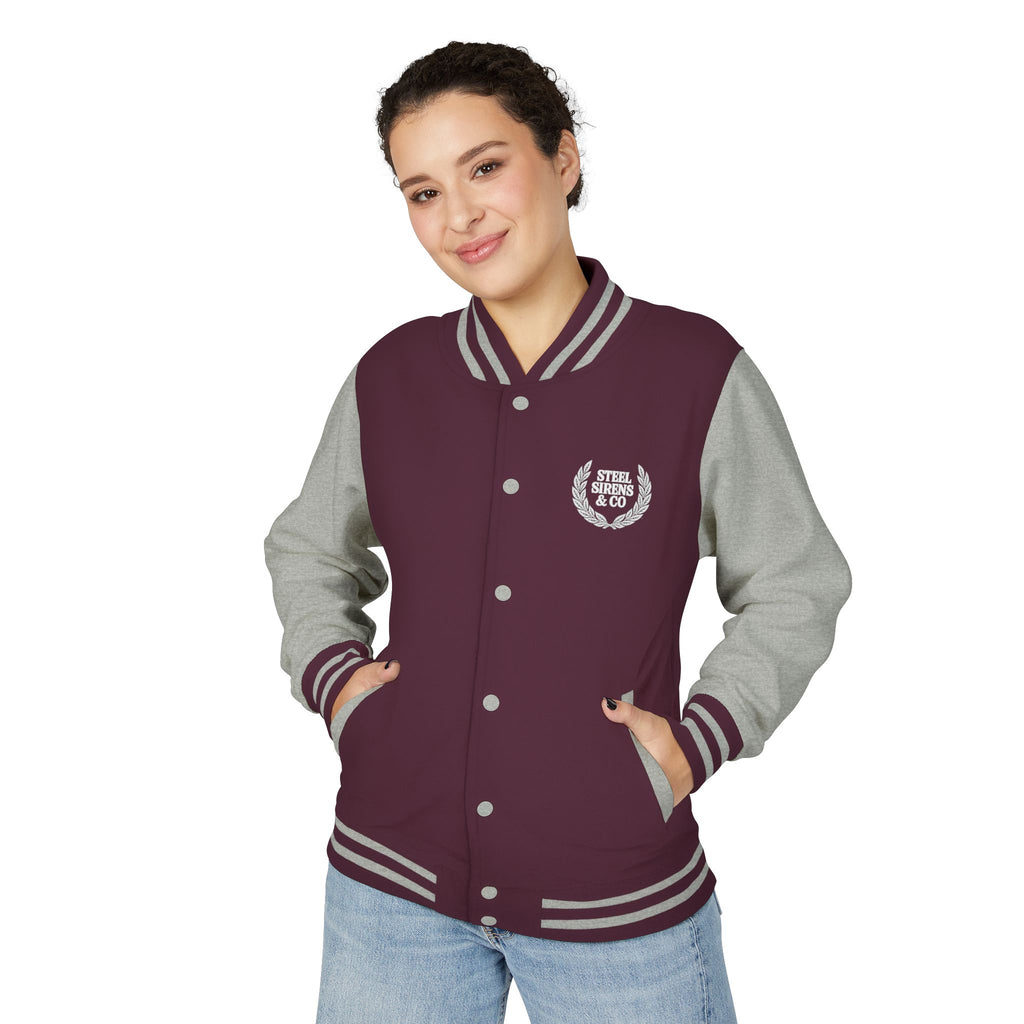 Letterman Jacket — Steel Sirens Crest Varsity Jacket