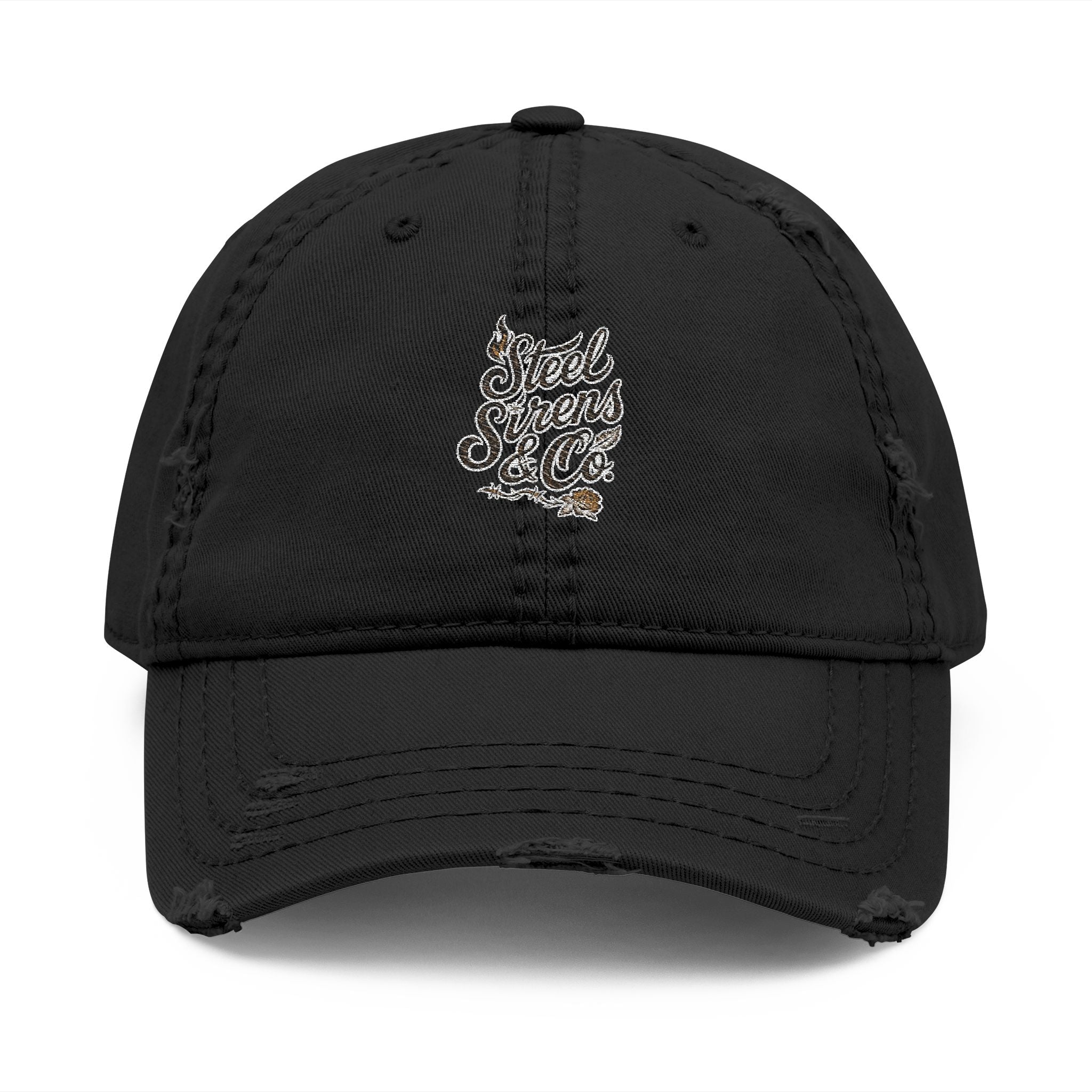 Distressed Dad Hat (Embroidery)