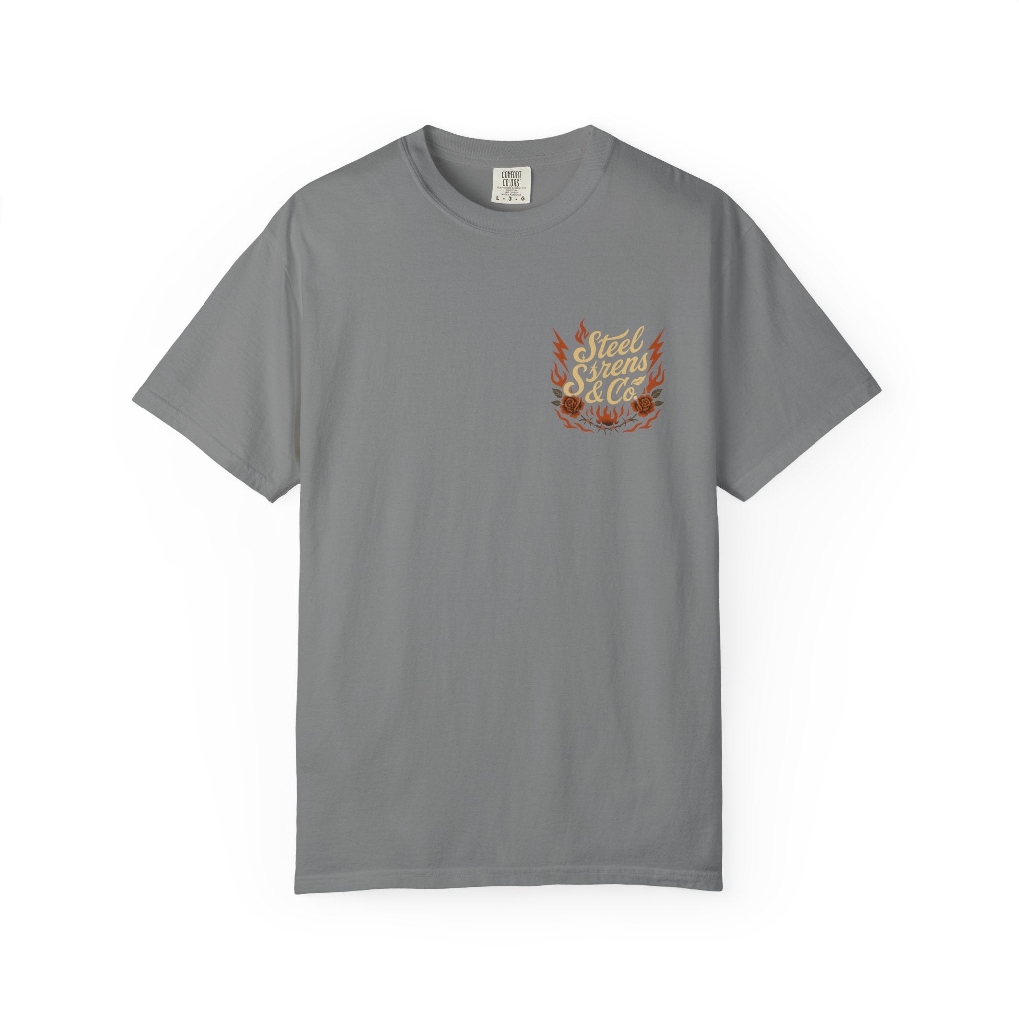 Leo Born, Fire Forged Garment-Dyed T-shirt