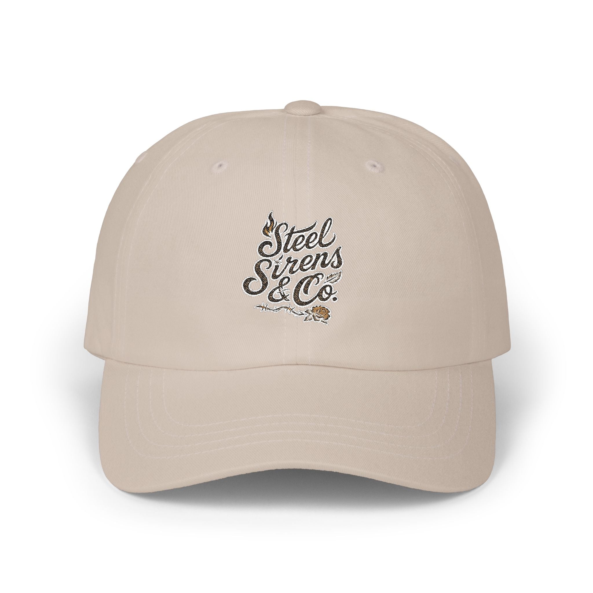 Dad Cap — 'Steel Sirens & Co.' Embroidered Logo Hat