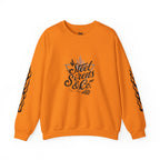 Crewneck Sweatshirt — "Steel Sirens & Co." Built to Rise Graphic
