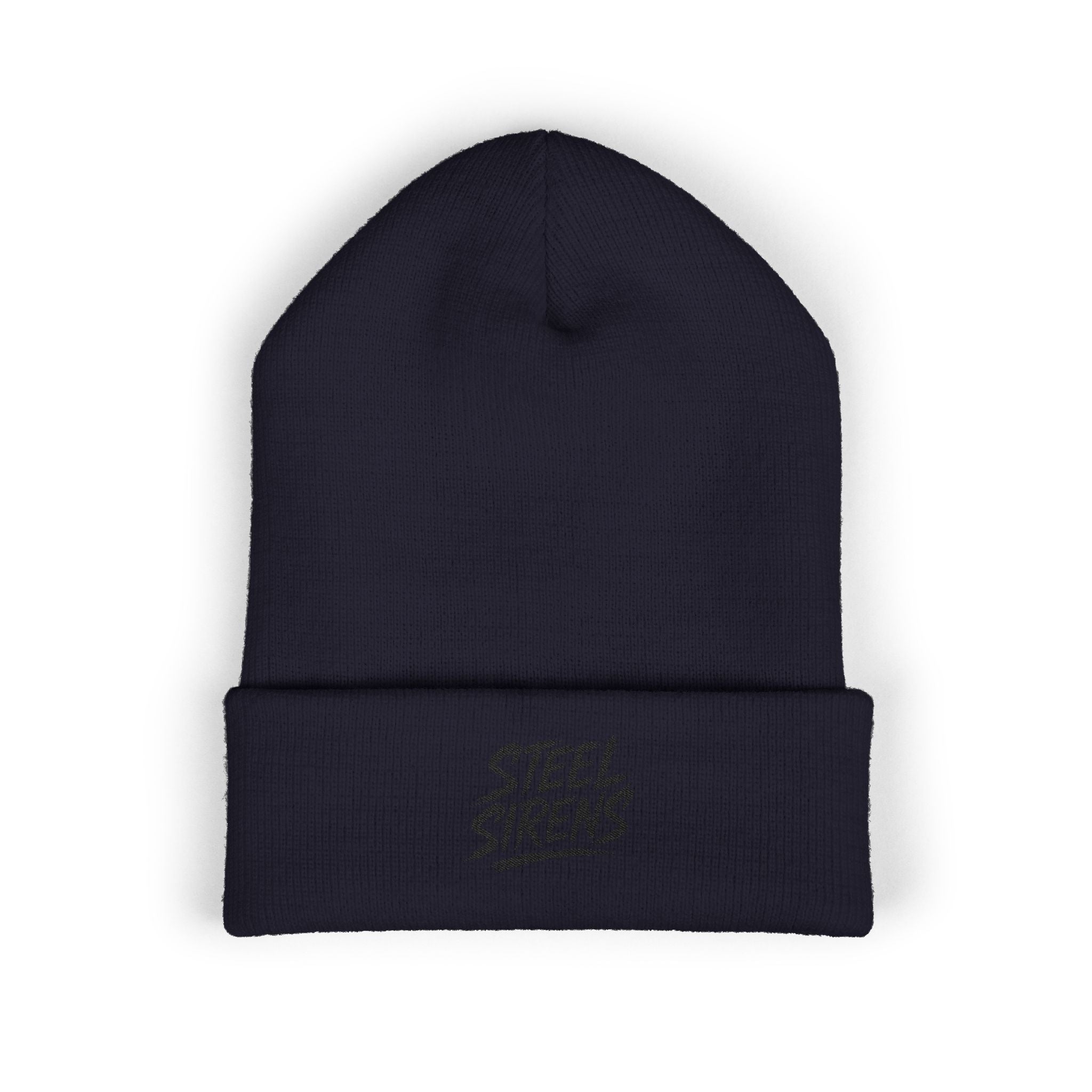 Steel Sirens Embroidered Cuffed Beanie