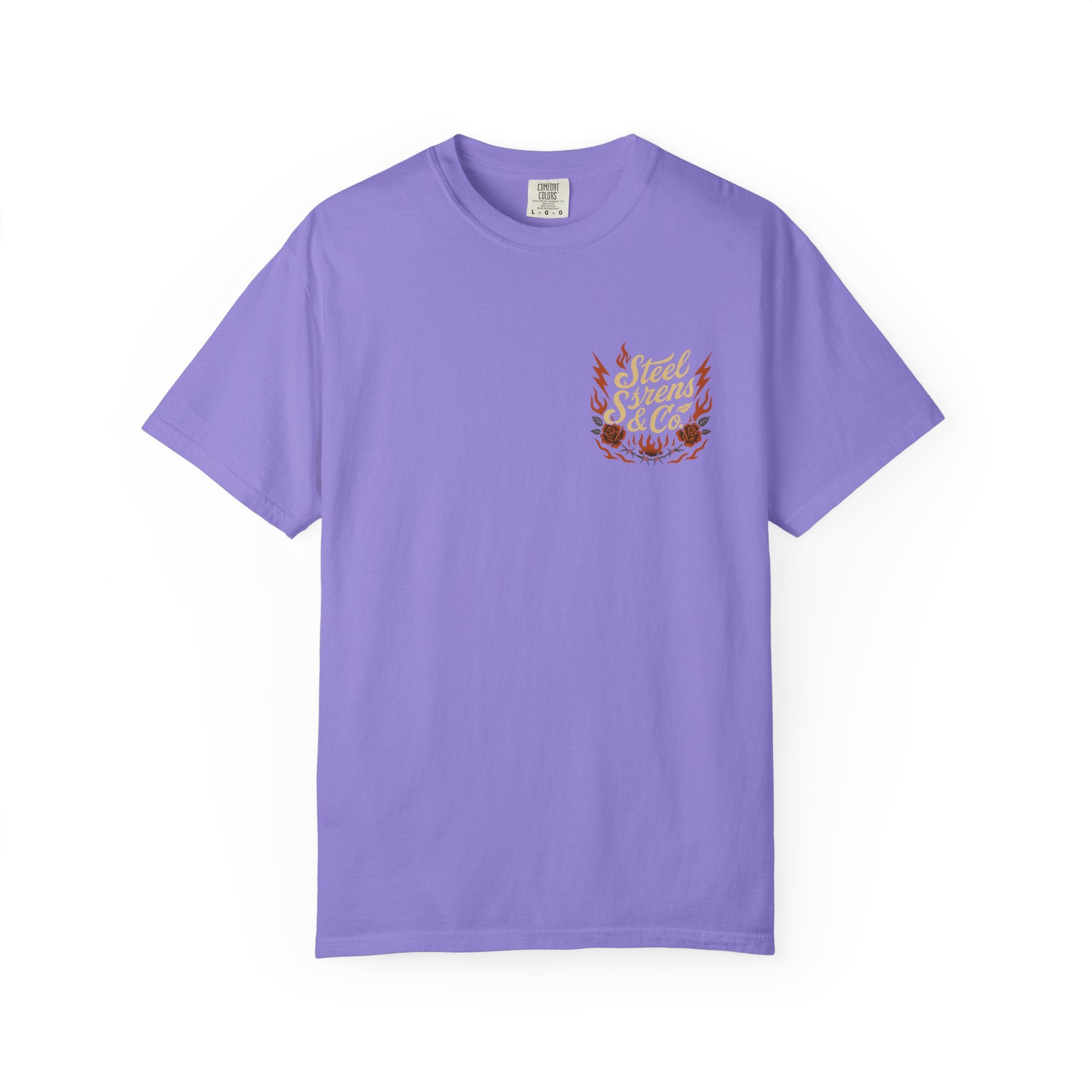 Leo Born, Fire Forged Garment-Dyed T-shirt