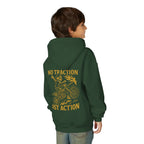 No Traction Just Action Youth Hoodie