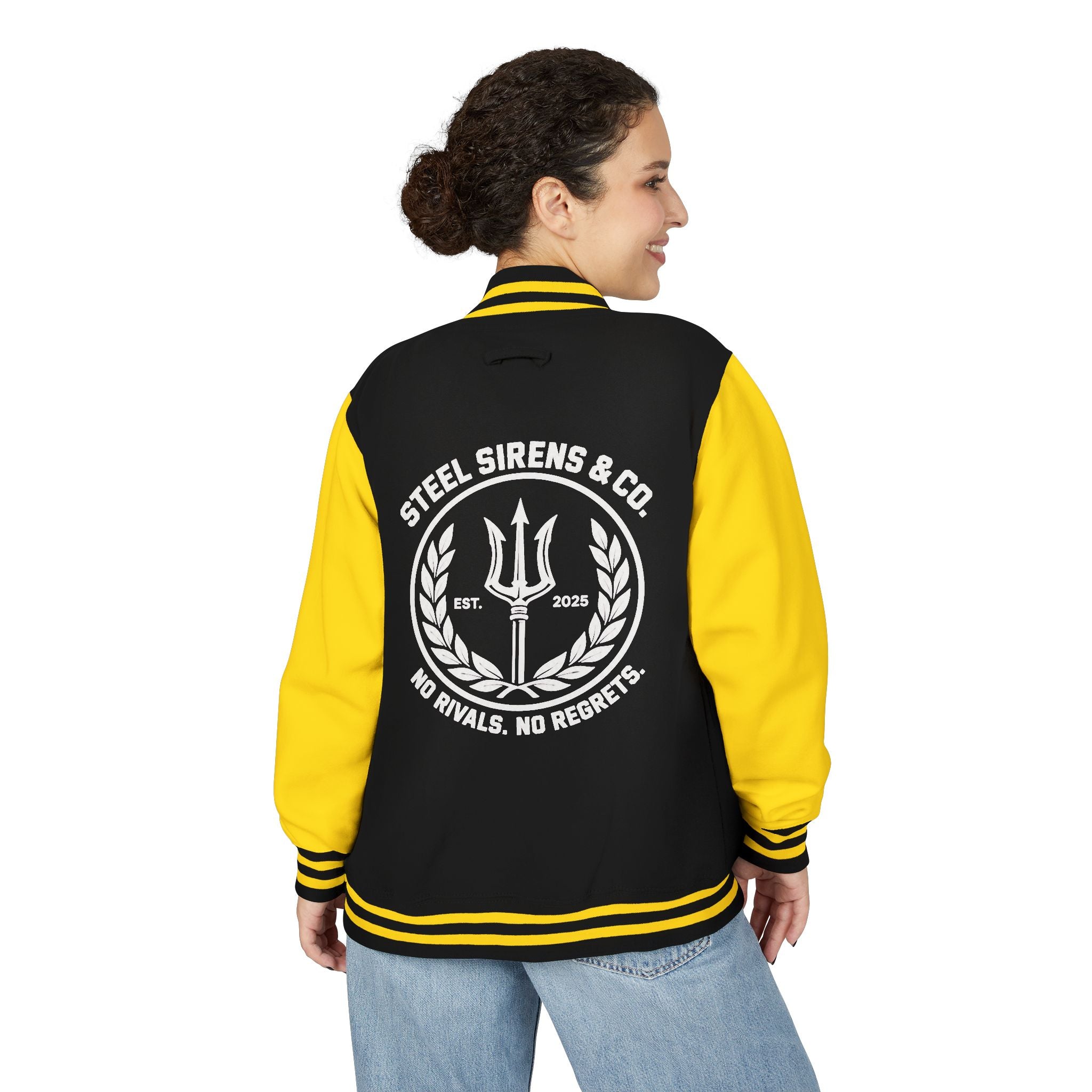 Letterman Jacket — Steel Sirens Crest Varsity Jacket