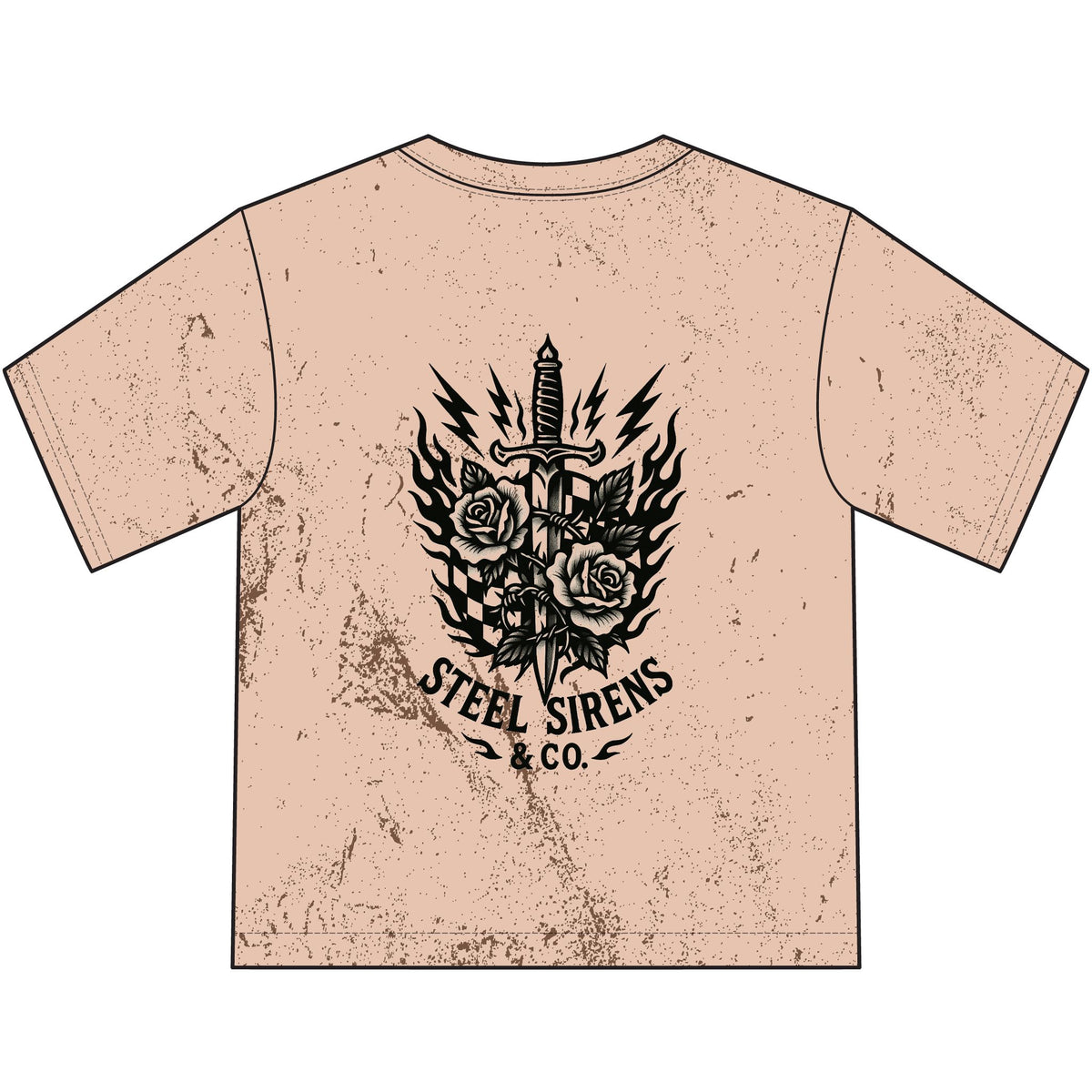 Raised by Steel Youth Comfort Colors Tee