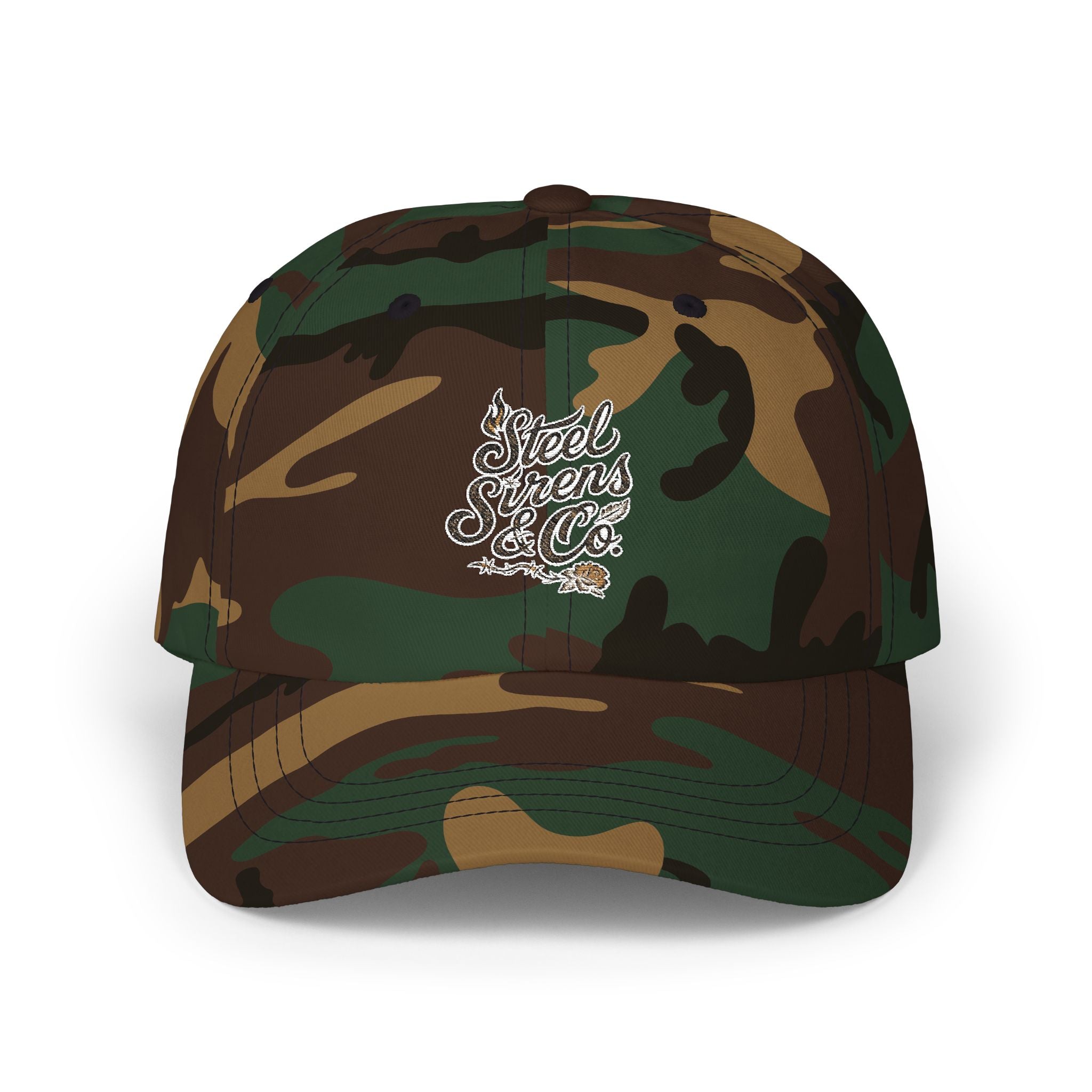 Dad Cap — 'Steel Sirens & Co.' Embroidered Logo Hat