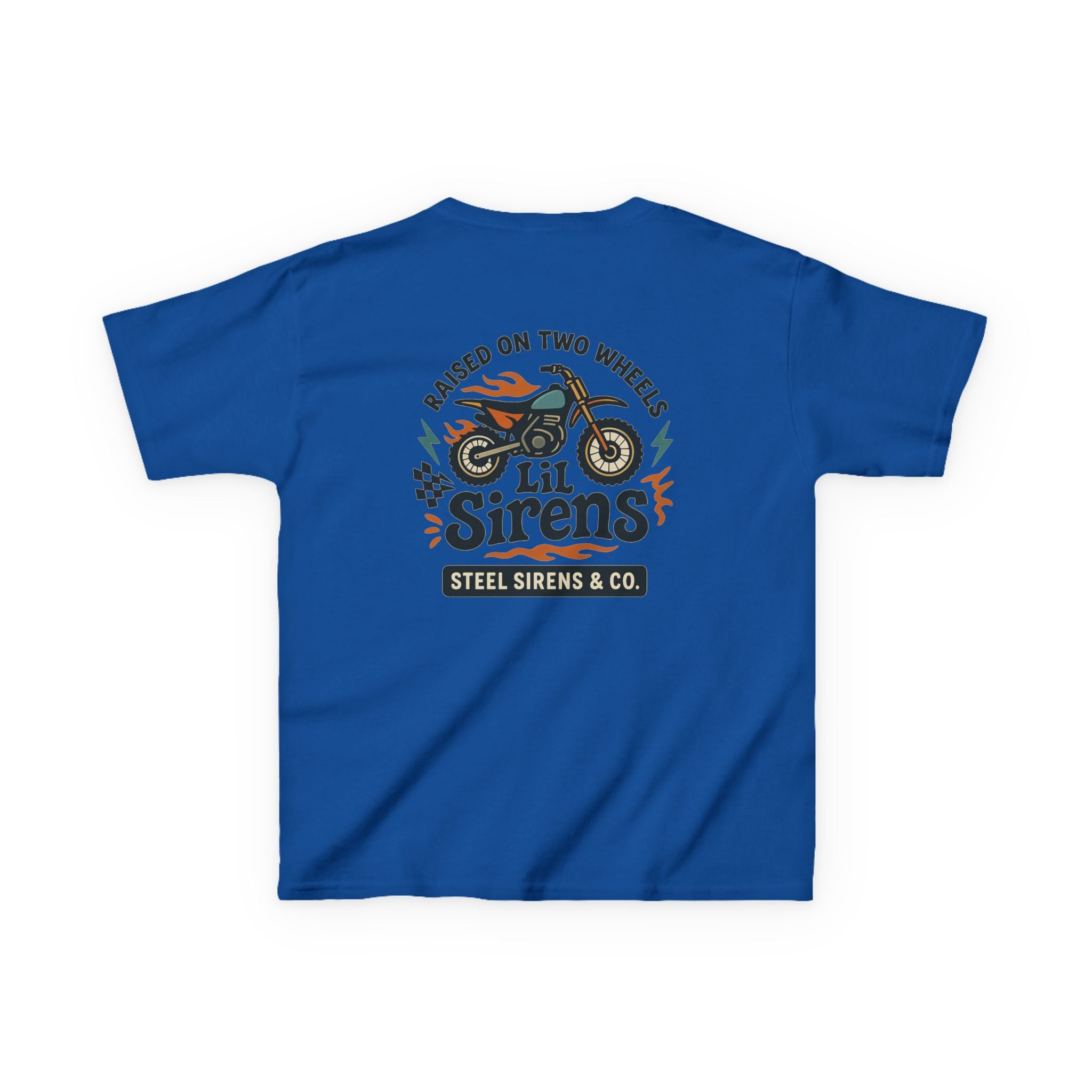 Raised on Two Wheels Youth Tee