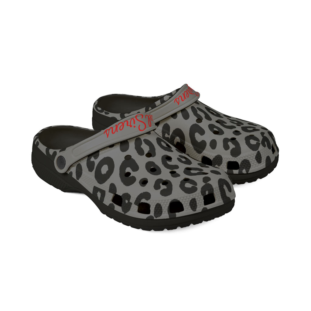 Wild Leopard Print Adult Clogs