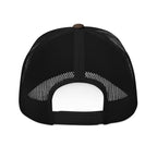 Camo Trucker Hat — Embroidered Rustic Patch Cap