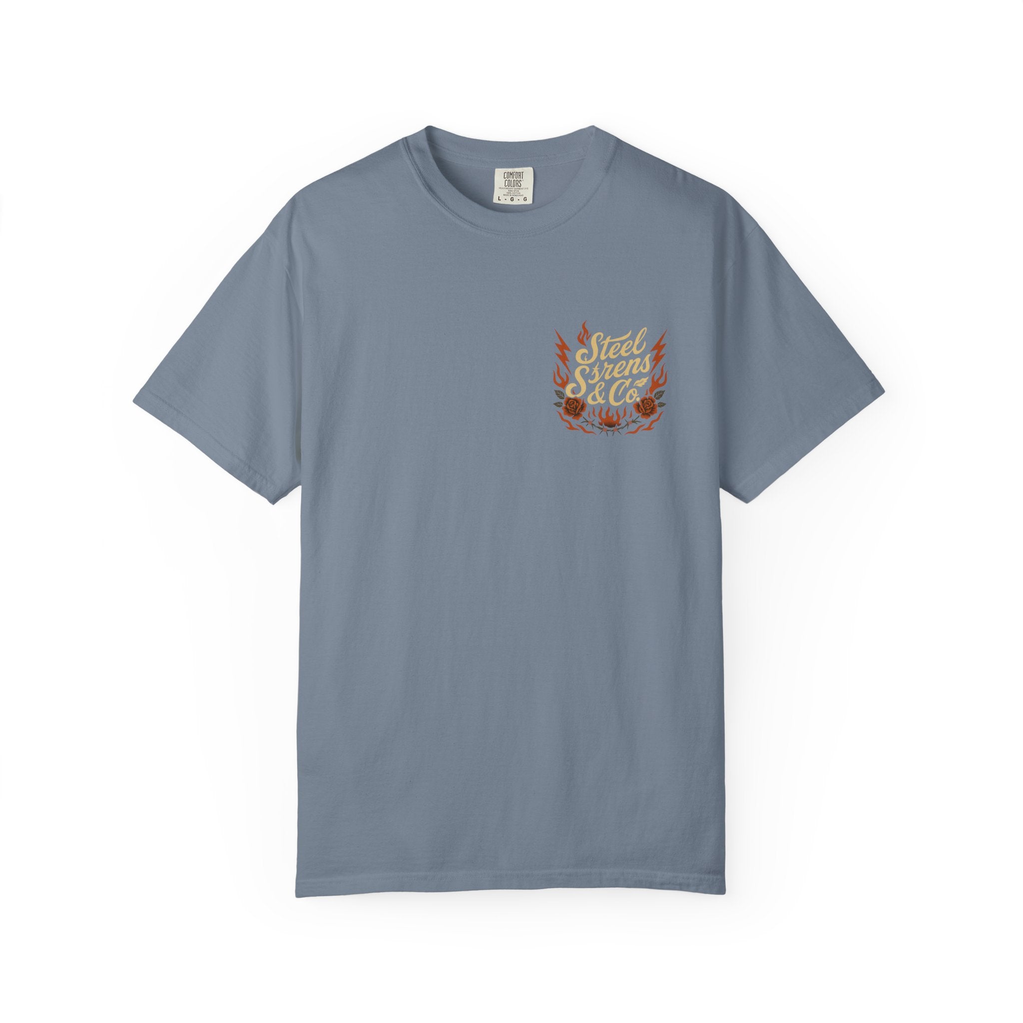 Leo Born, Fire Forged Garment-Dyed T-shirt