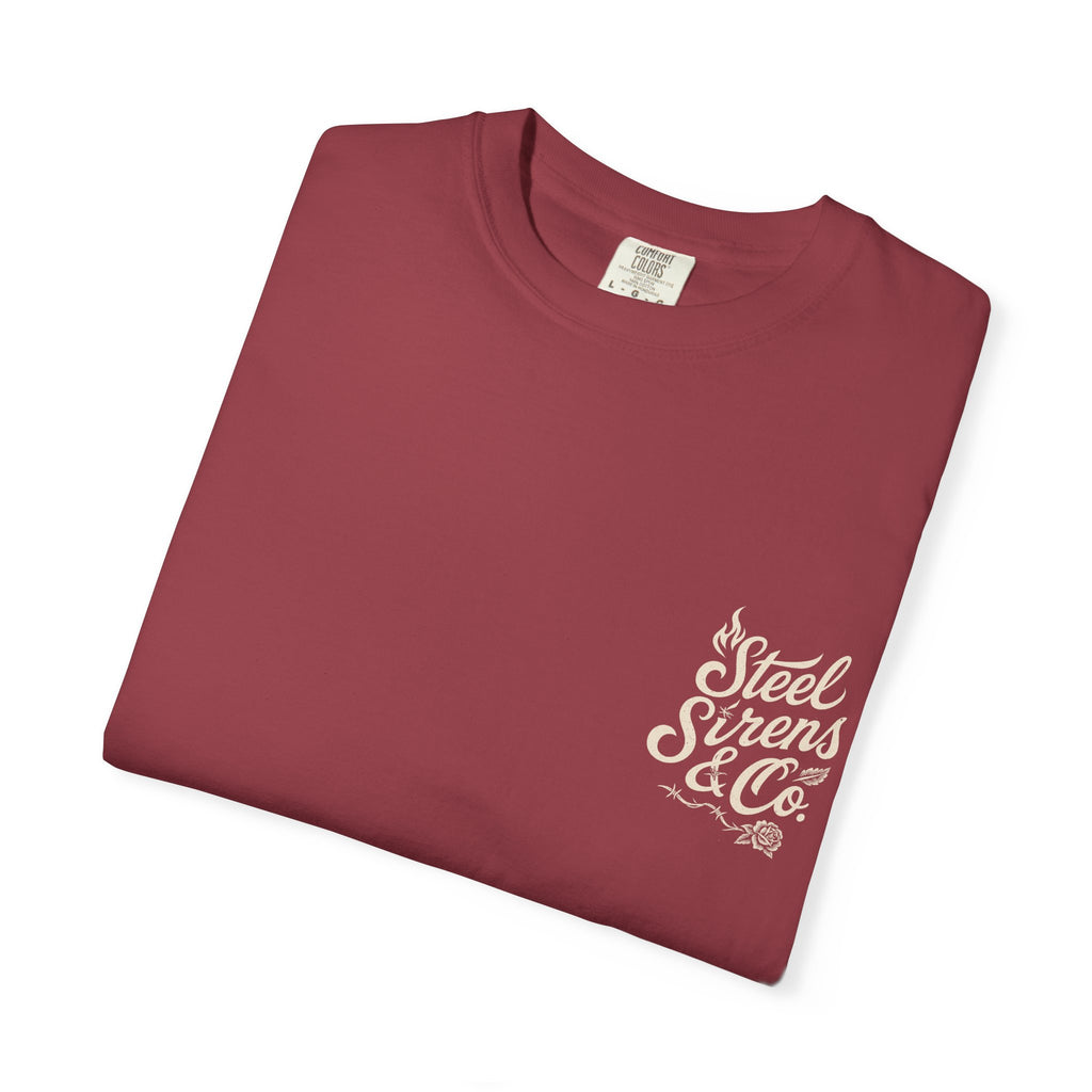 Built to Rise Graphic T-Shirt — Steel Sirens Co. Chest Logo
