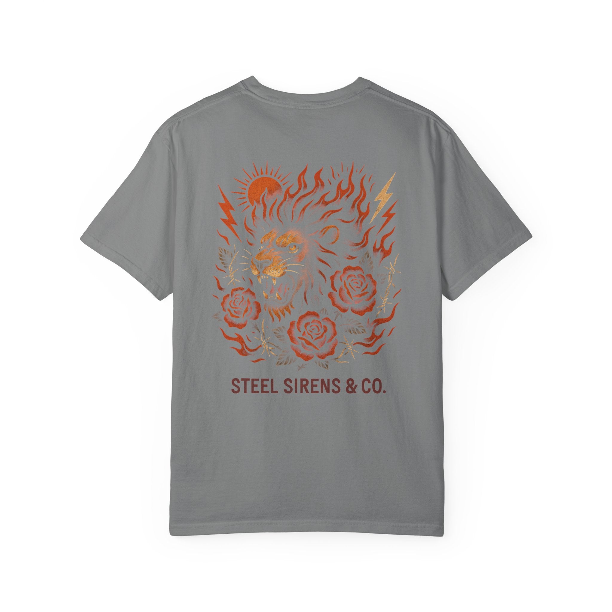 Leo Born, Fire Forged Garment-Dyed T-shirt