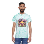 Cyclone Tie-Dye Tee — Sunburst Eagle Graphic