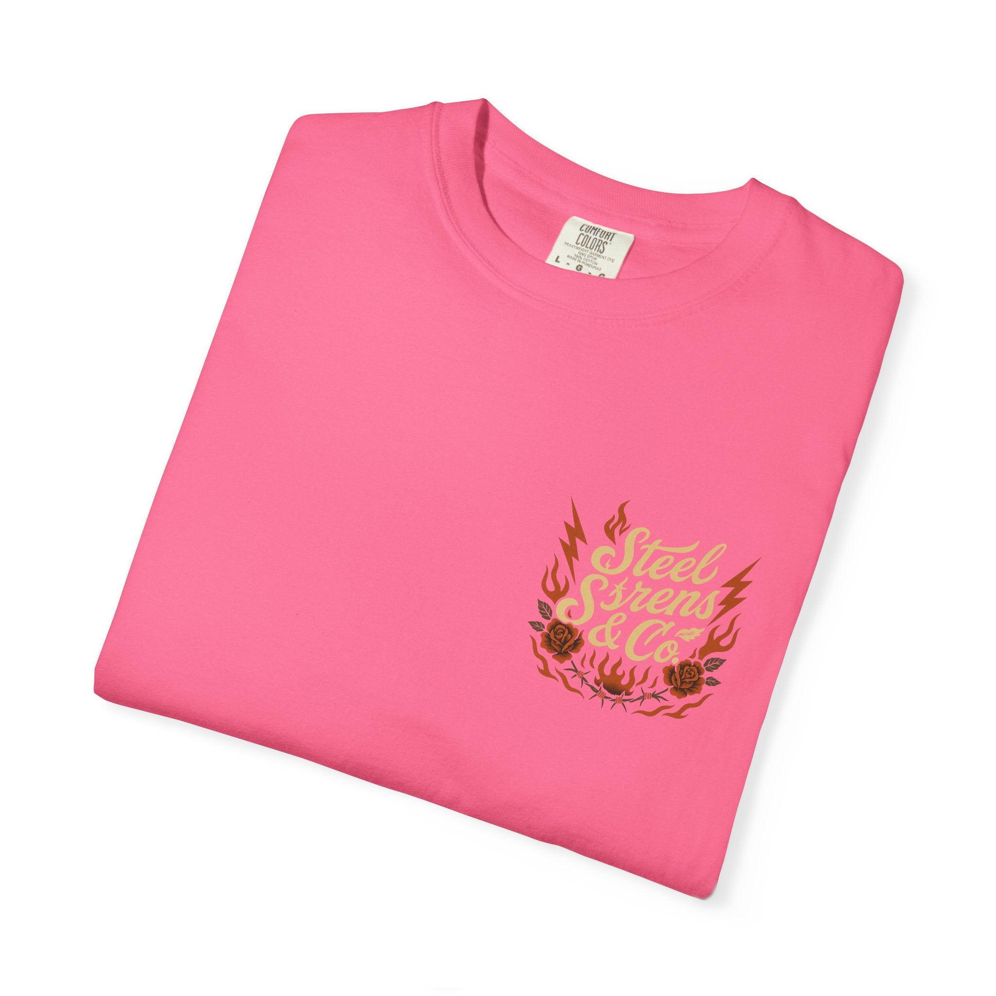 Leo Born, Fire Forged Garment-Dyed T-shirt