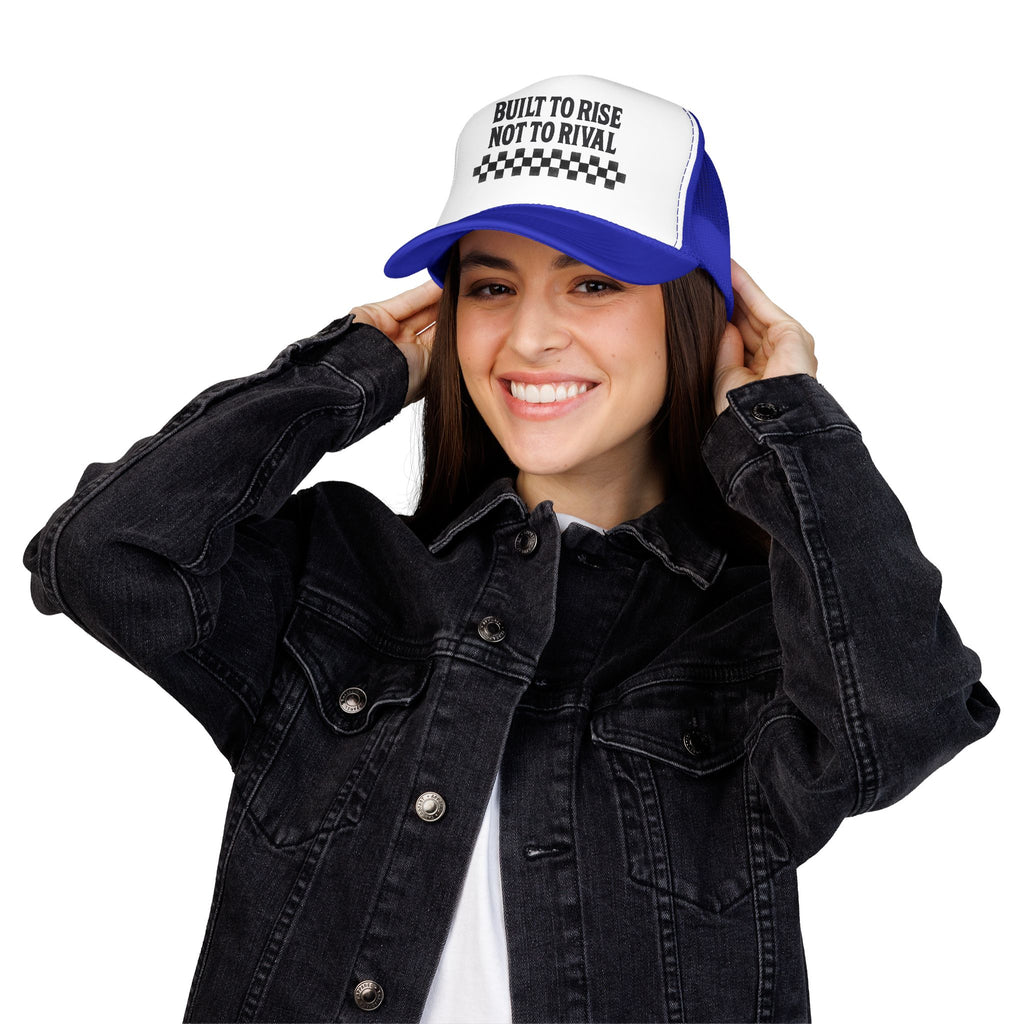 Rise Over Rivalry Foam Trucker Hat