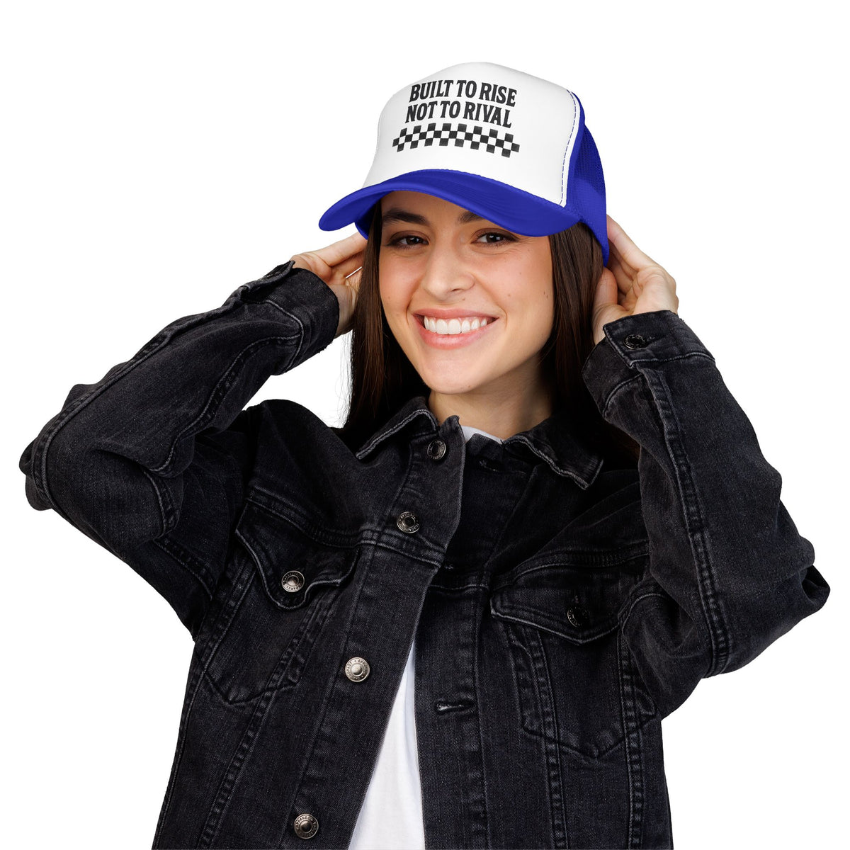 Rise Over Rivalry Foam Trucker Hat