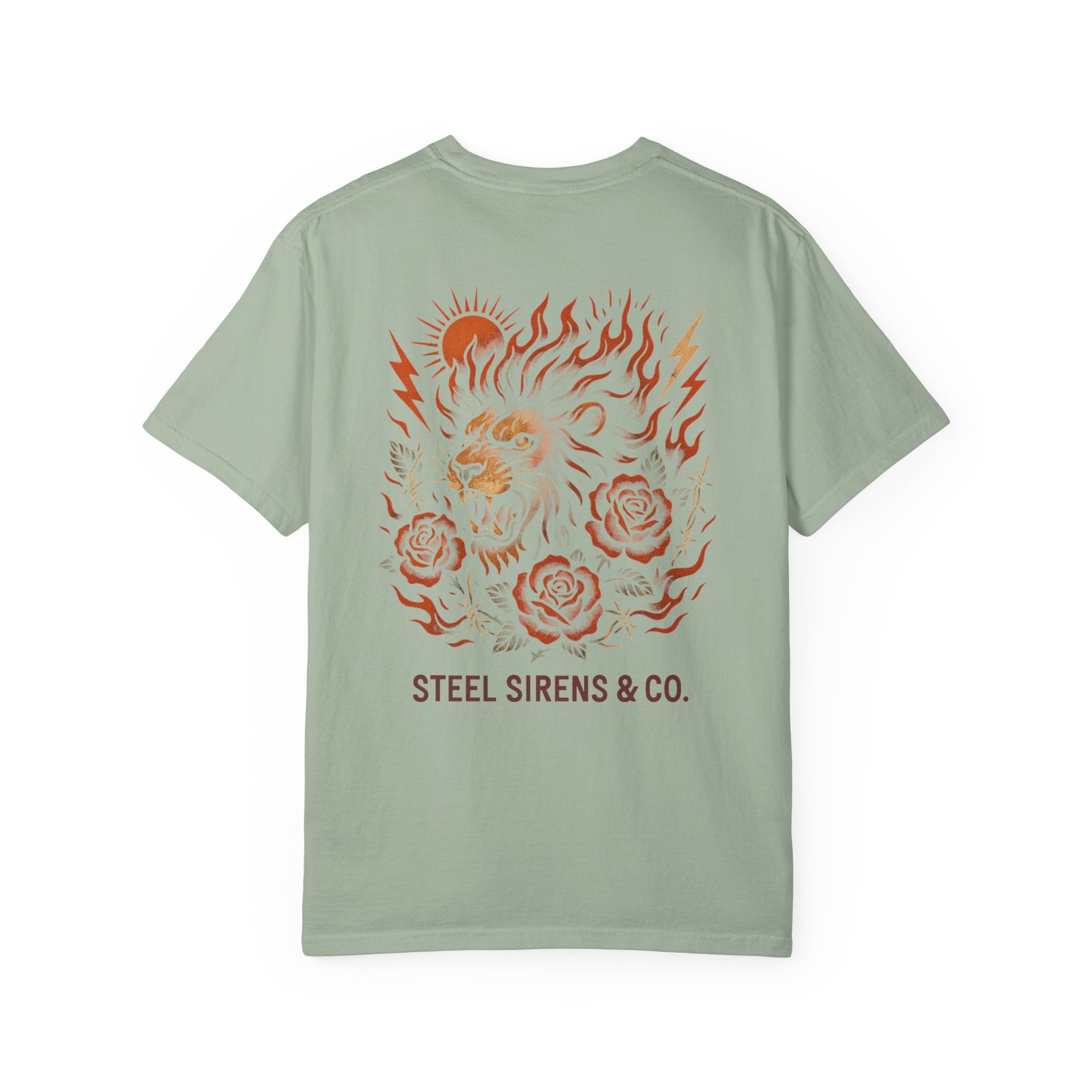 Leo Born, Fire Forged Garment-Dyed T-shirt