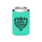 Extra as Fuck Can Cooler – Steel Sirens & Co. Flaming Heart Drink Koozie