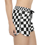 Off Track Moto Check Lounge Shorts